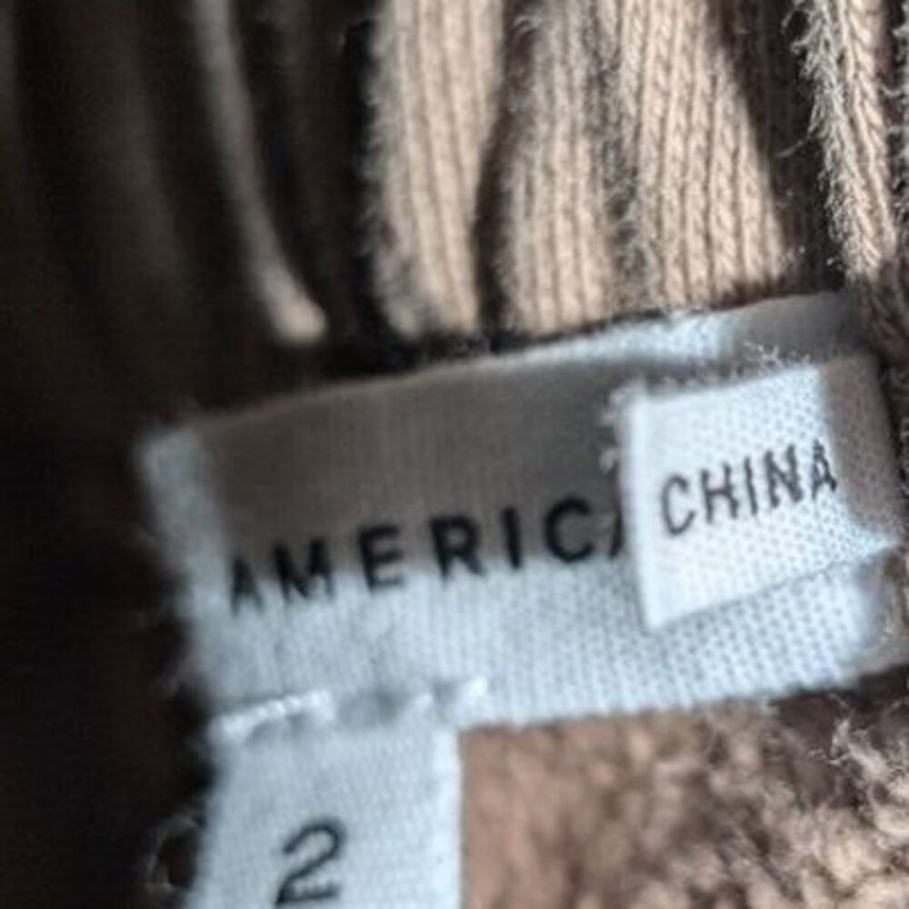 Good American Split Flare Sweats Size 2  Putty/Light Brown New W/ Tags $95 MSRP - Picture 12 of 12